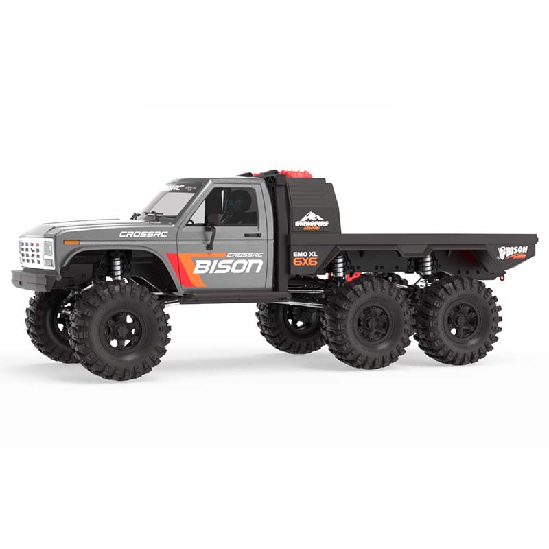 Crossrc EMO XL Bison 1/8 6X6 RC Car Crawler RTR Portal Axles Lockable Diffs Metal Gearbox & Wheels Electric Off-Road Truck - Image 5
