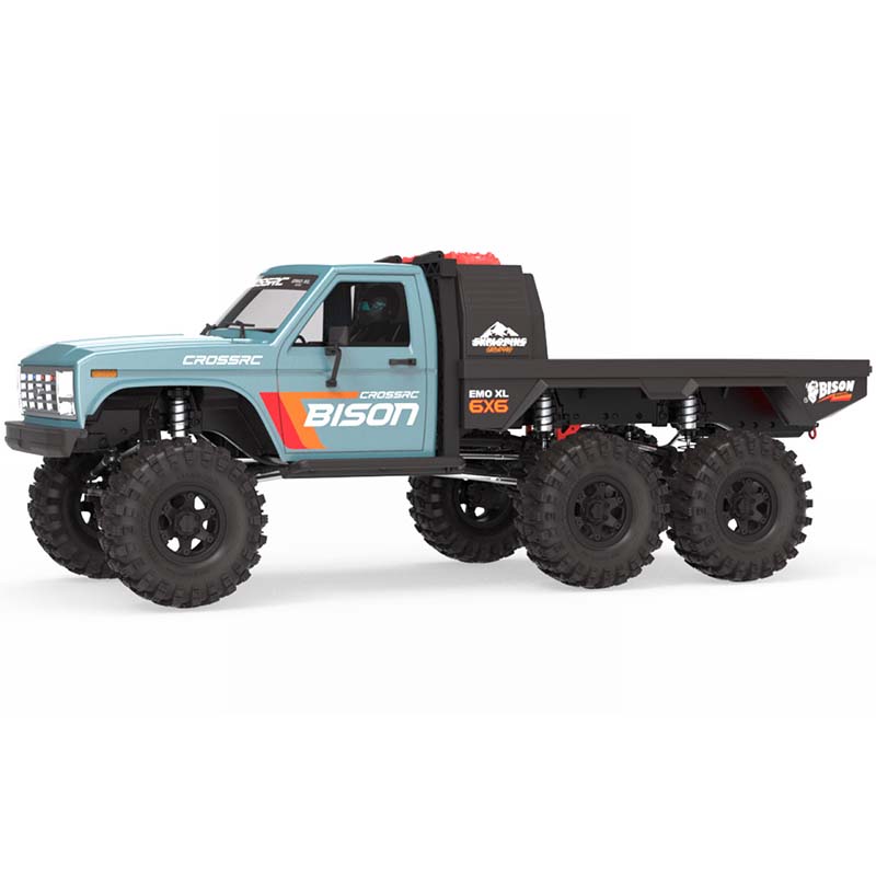 Crossrc EMO XL Bison 1/8 6X6 RC Car Crawler RTR Portal Axles Lockable Diffs Metal Gearbox & Wheels Electric Off-Road Truck - Image 2