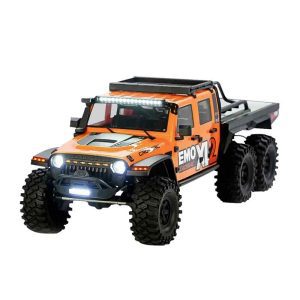 CROSSRC EMO XL2 Big Mustang Brushless 6X6 Remote Control Electric Climbing Off-Road Vehicle 1:8 Six-Driver Differential Lock
