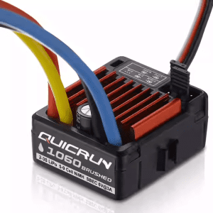 Hobbywing QuicRun WP-1060 60A Brushed ESC, Waterproof Electronic Speed Controller for 1/10 RC Crawler Car Truck Traxxas
