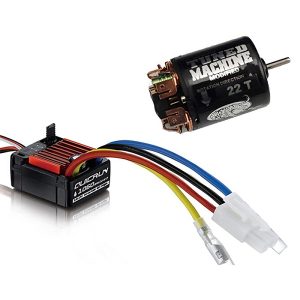 Hobbywing 60A 1060 + Snow Leopard 540 Fully Waterproof Brushed Motor - Drift/Crawling - 35T/45T/50T/55T